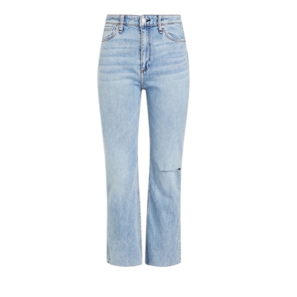 rag & bone Denim - Rag & Bone - Casey Distressed High Rise Kick Flare Jeans Sz 27